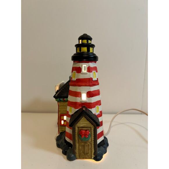 Coca-Cola Town Square Lighthouse Point Snackbar Lighted Building 1990s - Picture 3 of 5